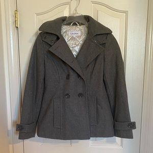 Grey Formal Winter Jacket